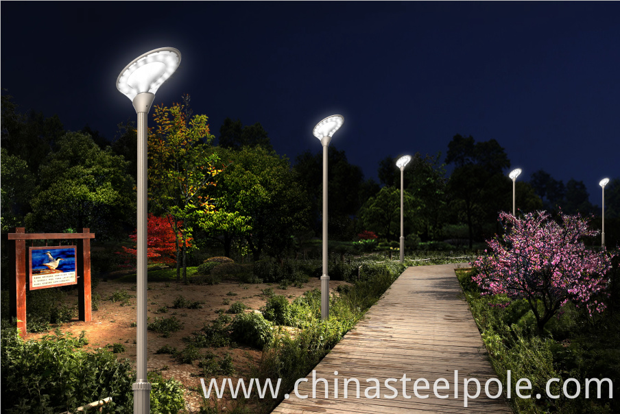 FU-TAO High Quality Q235 Q345 Hot Dip Galvanized solar post lamp